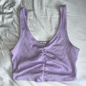 Garage purple crop top